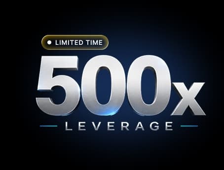 Limited time 500x leverage