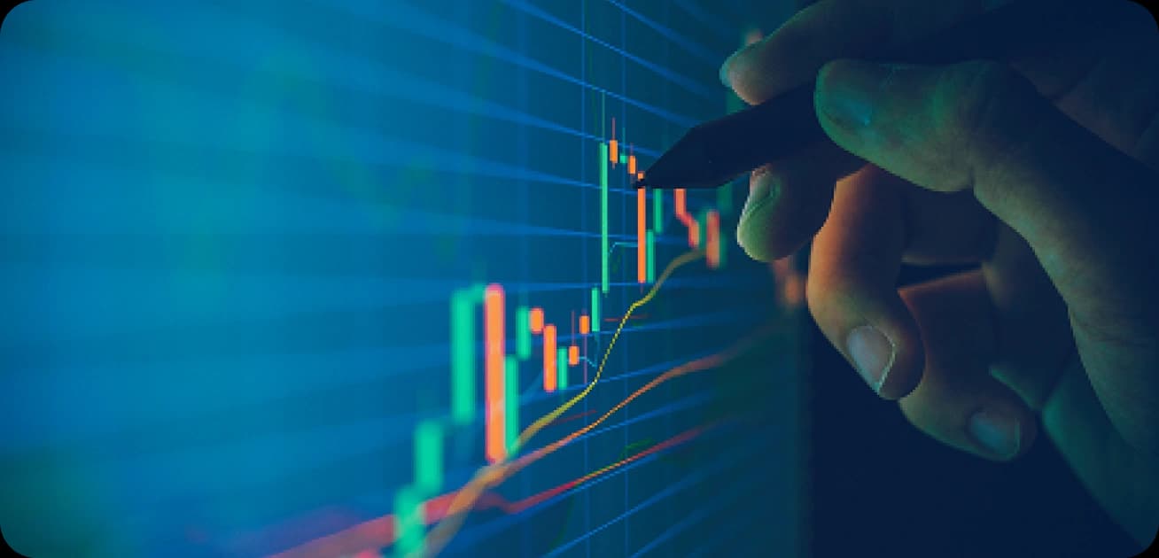 Ilustração do início de um contrato de futuros, mostrando os termos do contrato e ícones de data de início para representar o início de uma posição de futuros.